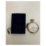 Vintage Admiral Non-Magnetic Pocket Watch with Velvet Pouch
