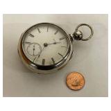 Vintage A.W. Co. Waltham Pocket Watch with Roman Numerals