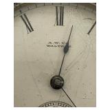 Vintage A.W. Co. Waltham Pocket Watch with Roman Numerals