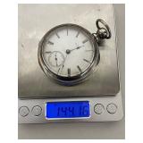 Vintage A.W. Co. Waltham Pocket Watch with Roman Numerals