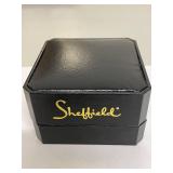 Sheffield Vintage Pocket Watches with Chain and Box Set