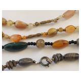Lot of Multi-Stone Beaded Necklaces - Assorted Gemstone Jewelry Collection