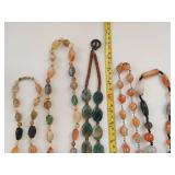 Lot of Multi-Stone Beaded Necklaces - Assorted Gemstone Jewelry Collection