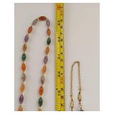 Lot of Multi-Stone Beaded Necklaces - Assorted Gemstone Jewelry Collection