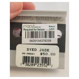 Sterling Silver Dyed Jade Multi-Stone Ring and Earrings Set