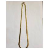 Set of 4 Sterling Silver Gold Plated Necklaces (One Broken)