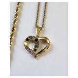 Collection of Gold Plated Necklaces and Bracelets with Decorative Accents