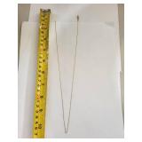 14K Gold Broken Necklace, 0.68 Grams