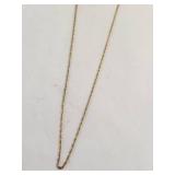 14K Gold Broken Necklace, 0.68 Grams