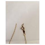 14K Gold Broken Necklace, 0.68 Grams