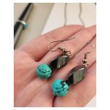 Lot of Turquoise Jewelry Necklaces, Bracelets, Earrings, and Ring