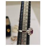 Set of Gold & Silver Plated Gemstone Rings and Earrings with Cubic Zirconia