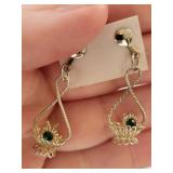 Collection of Sterling Silver Earrings - 3 Pairs Assorted Styles