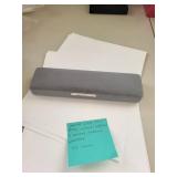 7.5 Inch Sterling Silver Gold Plated Natural Sapphire and Diamond Bracelet