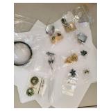 Lot of Abalone Shell Jewelry - Earrings, Necklaces, and Bracelet