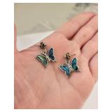 Lot of Abalone Shell Jewelry - Earrings, Necklaces, and Bracelet