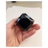 14K Gold Emerald Ring with Diamond Accents, Size 8, 3.36 Grams