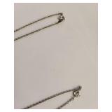 Pair of Sterling Silver Hershey