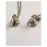 Pair of Sterling Silver Hershey