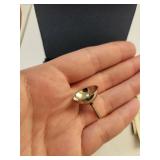 Vintage Small Sterling over Cobalt Glass French Perfume Bottle with Metal Filigree and Funnel in Original Box