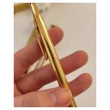 Sterling Silver Craft Pen and Cross Gold Filled Pen Set with Boxes
