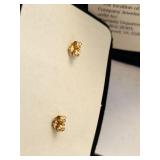 14K Gold Cultured Pearl Stud Earrings