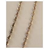 Sterling Silver Jewelry Set: Earrings, Ring (Size 8), and Twisted Necklace