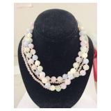 Collection of Beaded Quartz Necklaces and Bracelets Including Stauer