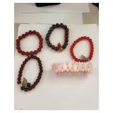 Collection of Beaded Quartz Necklaces and Bracelets Including Stauer