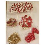 Large Costume Jewelry Necklace Lot Mixed Beads and Colors
