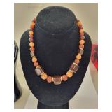 Large Costume Jewelry Necklace Lot Mixed Beads and Colors