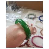 Lot of Costume Jewelry Bracelets Assorted Styles and Materials