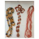 Collection of Beaded Necklaces and Jewelry Assortment