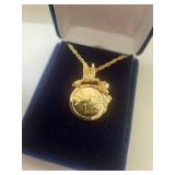 Collection of Vintage and Costume Necklaces with Pendants and Lockets