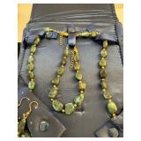 Stauer Spring Emerald Jewelry Collection with Necklace, Bracelet, Earrings and Pendant