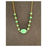 Stauer Spring Emerald Jewelry Collection with Necklace, Bracelet, Earrings and Pendant