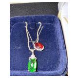 Charter Club Jewelry Set with Floral Necklace, Earrings, Ring and Gemstone Necklaces