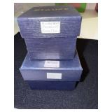 Stauer Emerald Pendant Necklace and Beaded Pearl Earrings in Boxes