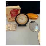 Phinney Walker Desk-Boudoir Alarm Clock with Box and Accessories