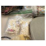 Assorted Vintage Jewelry, Beads, and Craft Supplies Collection