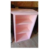 Gray Bookcase 72.5"x37"x20", Gray Cabinet 51"x31"x20", Pink Bookcase 32"x20"x12"
