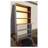 Gray Bookcase 72.5"x37"x20", Gray Cabinet 51"x31"x20", Pink Bookcase 32"x20"x12"