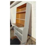 Gray Bookcase 72.5"x37"x20", Gray Cabinet 51"x31"x20", Pink Bookcase 32"x20"x12"
