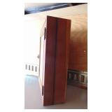 Vintage Oak Medicine Cabinet, 19"x15"x5"