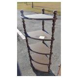 Corner Shelf 52.5" and Metal Stand 60"