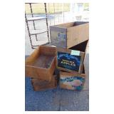 Assorted Vintage Crates