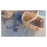 Assorted Baskets and Ice Tongs