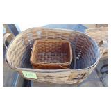 Assorted Baskets and Ice Tongs
