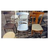 Assorted Chairs and Stool