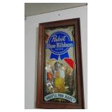 PBR Beer Mirror, 22" x 11"